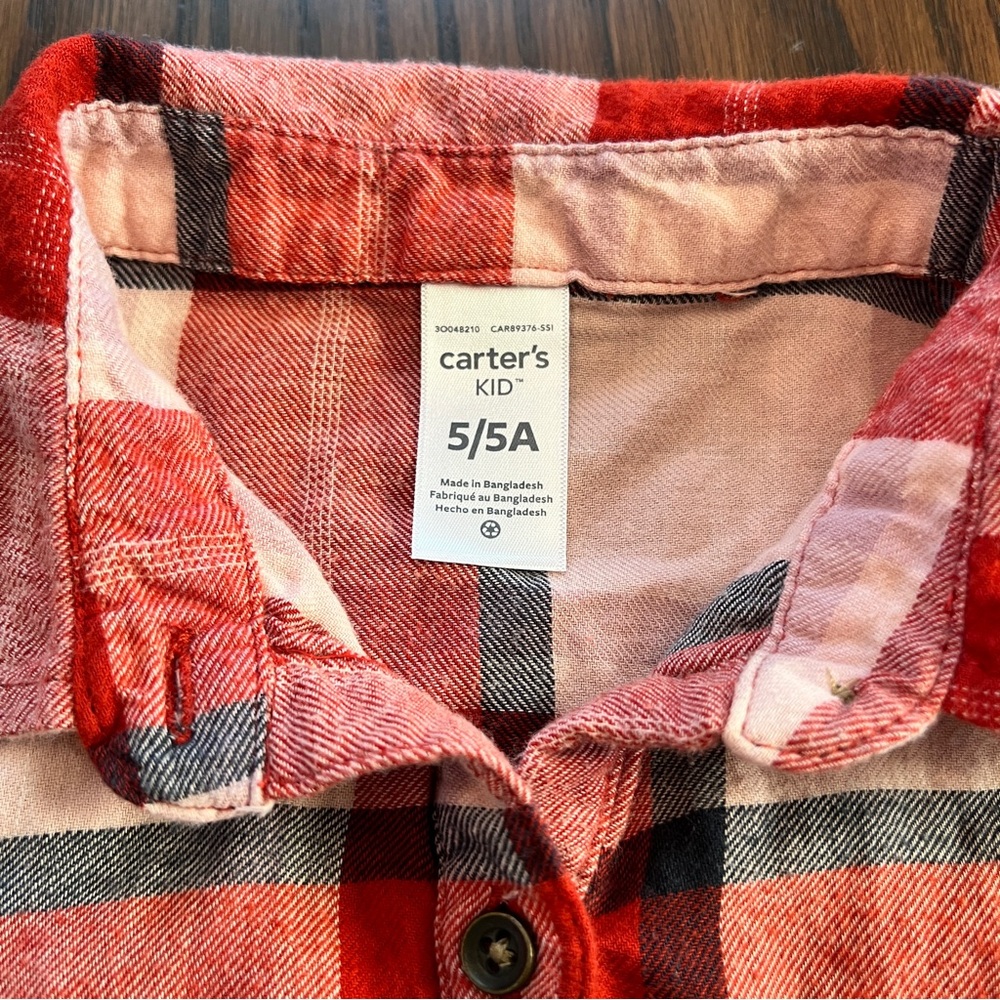 Carter’s Plaid Dress - Picture 4 of 5